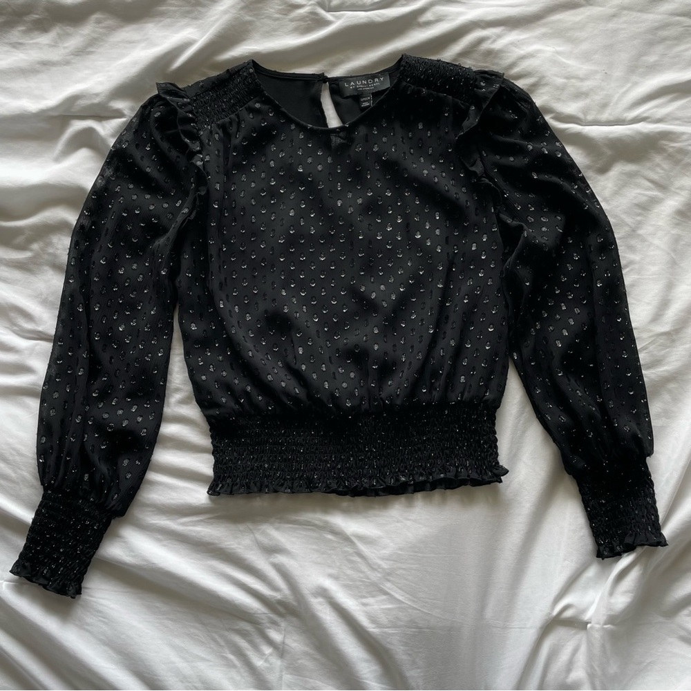 Black Laundry by Shelli Segal Blouse
